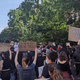 Protesters on the march in D.C. on June 2.